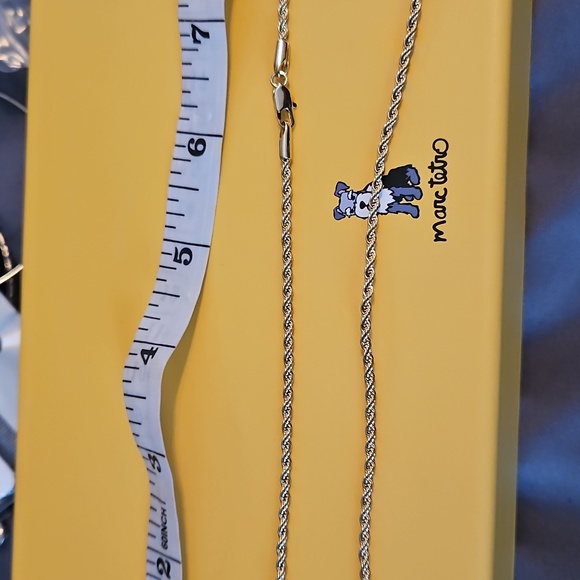 Silver Rope Chain Necklace - Picture 2 of 2